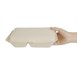 Boîtes 2 compartiments avec couvercle à charnière compostables en bagasse coloris naturel Fiesta Compostable 253mm (lot de 200)
