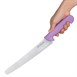 Couteau à pâtisserie denté Hygiplas violet 25cm
