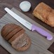 Couteau à pâtisserie denté Hygiplas violet 25cm
