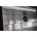 Arrière-bar trois portes pivotantes Polar Série G noir 320L