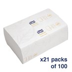 Essuie-mains ultra doux 2 plis Multifold Tork (Lot de 2100)