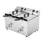 Friteuse induction double Buffalo 2 x 3 kW