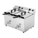 Friteuse induction double Buffalo 2 x 3 kW