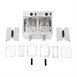 Friteuse induction double Buffalo 2 x 3 kW