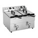 Friteuse induction double Buffalo 2 x 3 kW