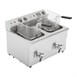 Friteuse induction double Buffalo 2 x 3 kW