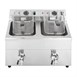 Friteuse induction double Buffalo 2 x 3 kW
