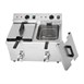 Friteuse induction double Buffalo 2 x 3 kW