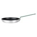 Poêle aluminium antiadhésive Teflon Platinum Plus Hygiplas avec manche vert 280mm