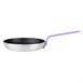 Poêle aluminium antiadhésive Teflon Platinum Plus Hygiplas avec manche violet 200mm