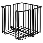 Porte-serviettes APS Urban noir 190 x 190 x 180 mm