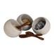 Set de service APS Moon gris 80 x 75mm 