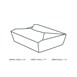 Boîtes alimentaires en carton compostable Vegware No.2 1500ml (lot de 280)
