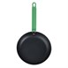 Poêle aluminium antiadhésive Teflon Platinum Plus Hygiplas avec manche vert 240mm