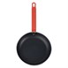 Poêle aluminium antiadhésive Teflon Platinum Plus Hygiplas avec manche rouge 240mm