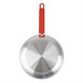Poêle aluminium antiadhésive Teflon Platinum Plus Hygiplas avec manche rouge 240mm
