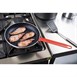 Poêle aluminium antiadhésive Teflon Platinum Plus Hygiplas avec manche rouge 280mm