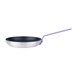 Poêle aluminium antiadhésive Teflon Platinum Plus Hygiplas avec manche violet 240mm