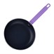 Poêle aluminium antiadhésive Teflon Platinum Plus Hygiplas avec manche violet 240mm