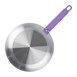 Poêle aluminium antiadhésive Teflon Platinum Plus Hygiplas avec manche violet 240mm