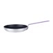 Poêle aluminium antiadhésive Teflon Platinum Plus Hygiplas avec manche violet 280mm
