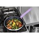 Poêle aluminium antiadhésive Teflon Platinum Plus Hygiplas avec manche violet 280mm