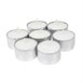 Bougies chauffe-plat professionnelles Bolsius 8 heures (lot de 90)