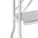Etagère inférieure pour table de travail pliante inox Vogue