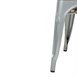 Chaises en acier avec assise en bois Bolero (lot de 4)
