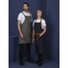 Tablier bavette en coton Southside kaki
