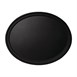 Plateau ovale fibre de verre antidérapant Camtread Cambro noir 600 x 730mm