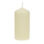 Bougies hautes cylindriques ivoire Bolsius 120mm (lot de 12)
