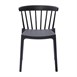 Chaises en polypropylène Windson anthracite (lot de 4)