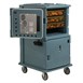 Chariot isotherme avec portes chauffantes Cambro Ultra Camcart UPCH1600 bleu ardoise