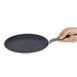 Crêpière antiadhésive induction en aluminium et téflon Vogue 260mm