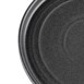 Assiettes plates rondes texturées Olympia Cavolo noires 180mm (lot de 6)