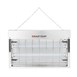 Désinsectiseur LED en inox brossé Eazyzap 14W