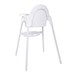Chaise haute bébé Bolero blanc brillant