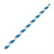 Pailles en papier rayées biodégradables Utopia bleues (lot de 250)