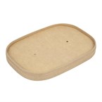 Couvercles en carton micro-ondables pour barquettes alimentaires Colpac Stagione (Lot de 300)