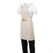 Tablier bavette en coton Southside gris