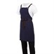 Tablier bavette en coton Southside bleu marine