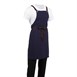 Tablier bavette en coton Southside bleu marine
