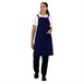Tablier bavette en coton Southside bleu marine