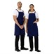 Tablier bavette en coton Southside bleu marine