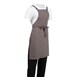 Tablier bavette en coton Southside gris délavé