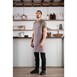 Tablier bavette en coton Southside gris délavé