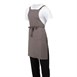 Tablier bavette en coton Southside gris délavé