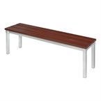 Banc extérieur imitation bois de noyer Enviro 