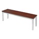 Banc extérieur imitation bois de noyer Enviro 